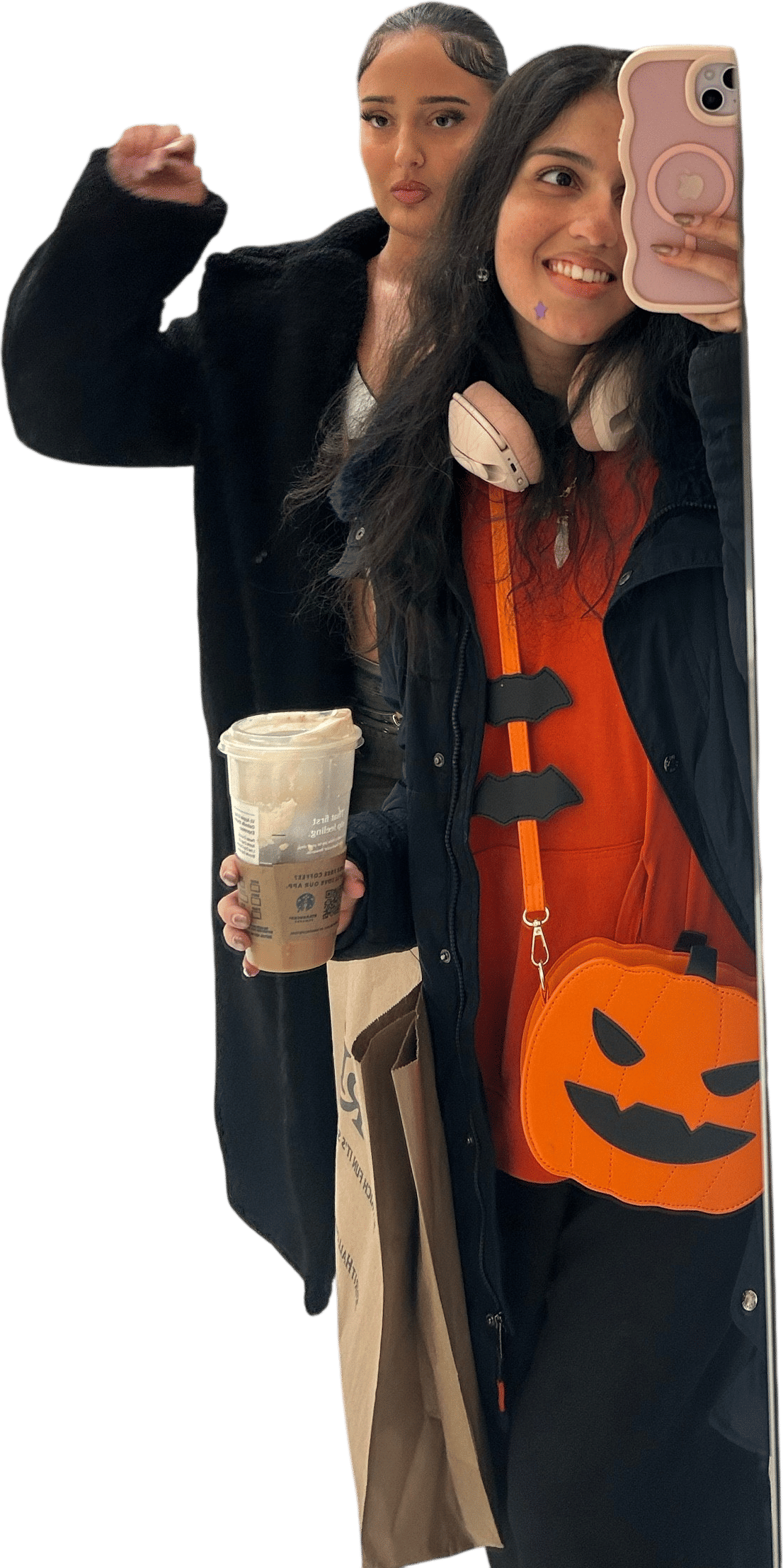 evil pumpkin crossbody bag