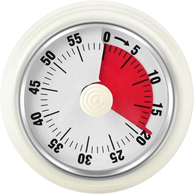 60-Minute Visual Countdown Timer