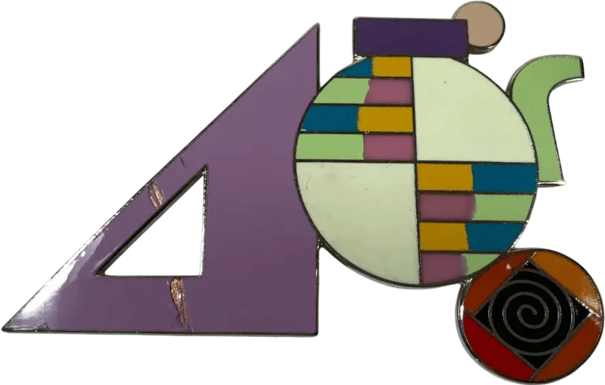 Vintage “Alexandria” Brooch by Peter Shire