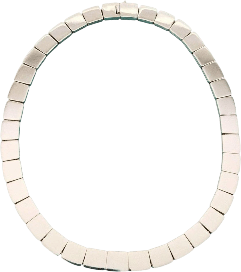 Square Tile Link Necklace