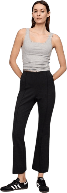 Gap Factory High Rise Ponte Flare Crop Pants