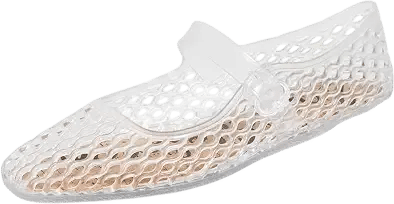 These specific jelly sandals
