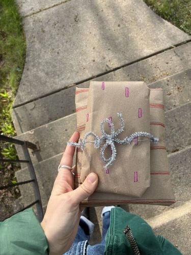 making your own wrapping paper