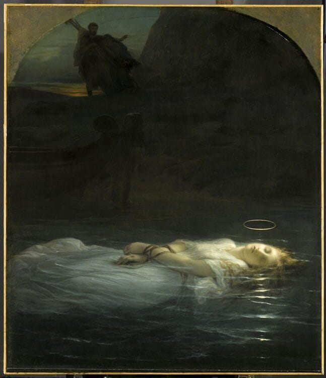 La Jeune Martyre,painted by Paul Delaroche in 1855.