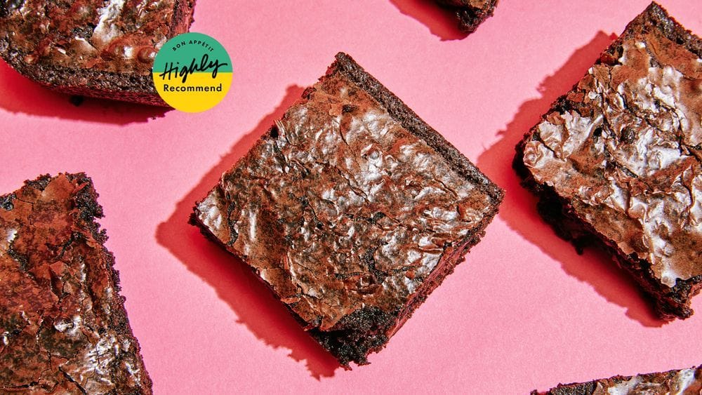 Ghirardelli dark chocolate brownie