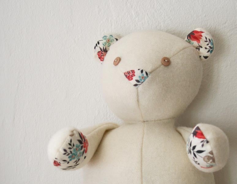 Sewing tees into teddy bears (or any other stuffy)
