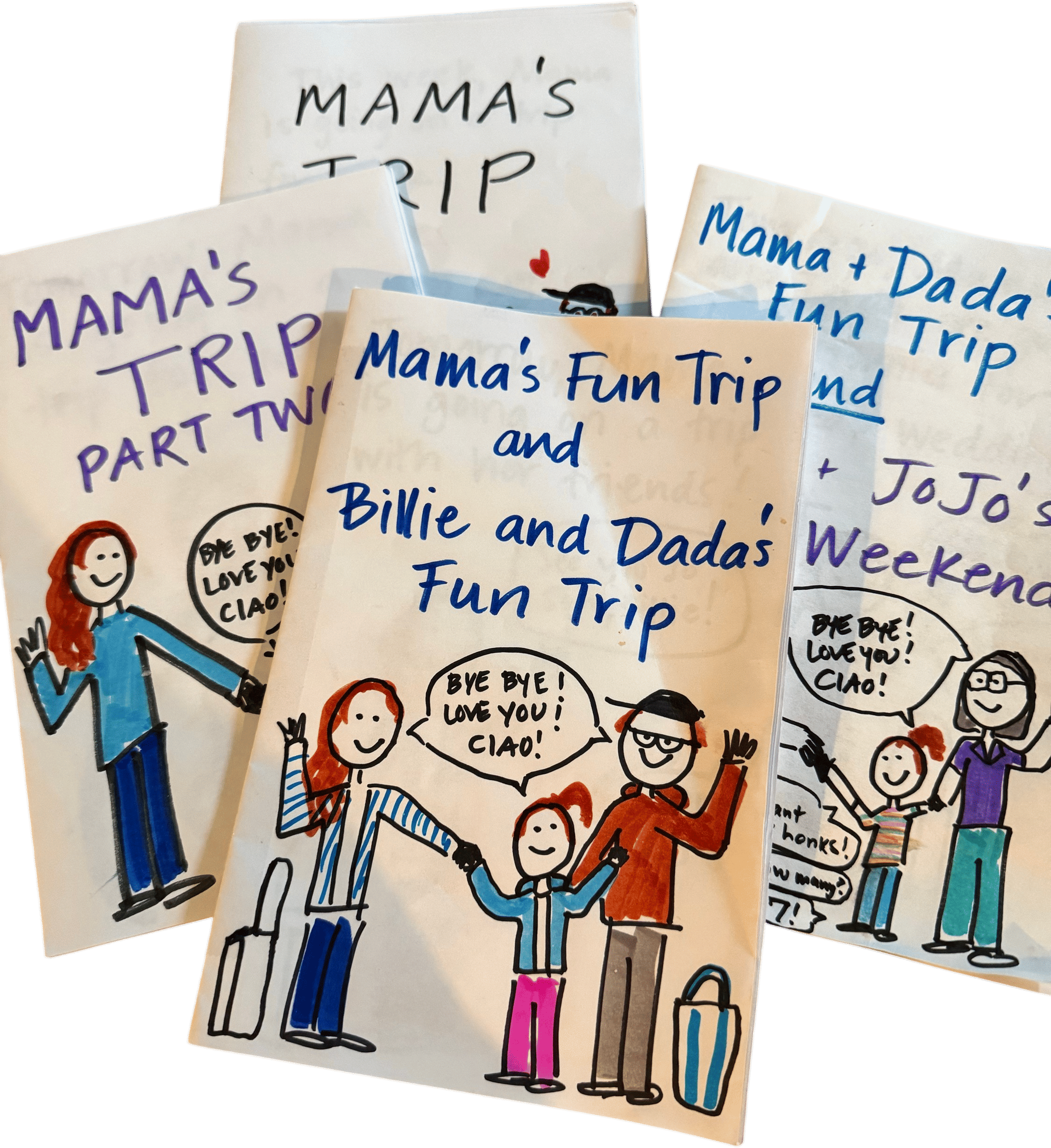 Write Little Books For Your Kids Before Leaving On Trips