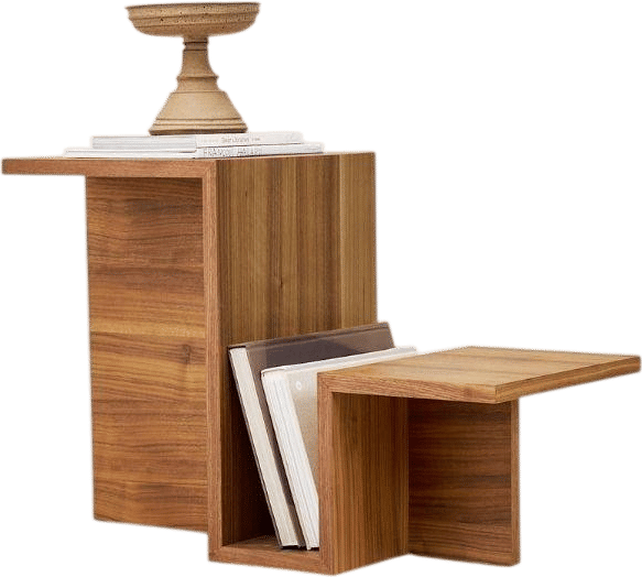 Valley Side Table - Walnut