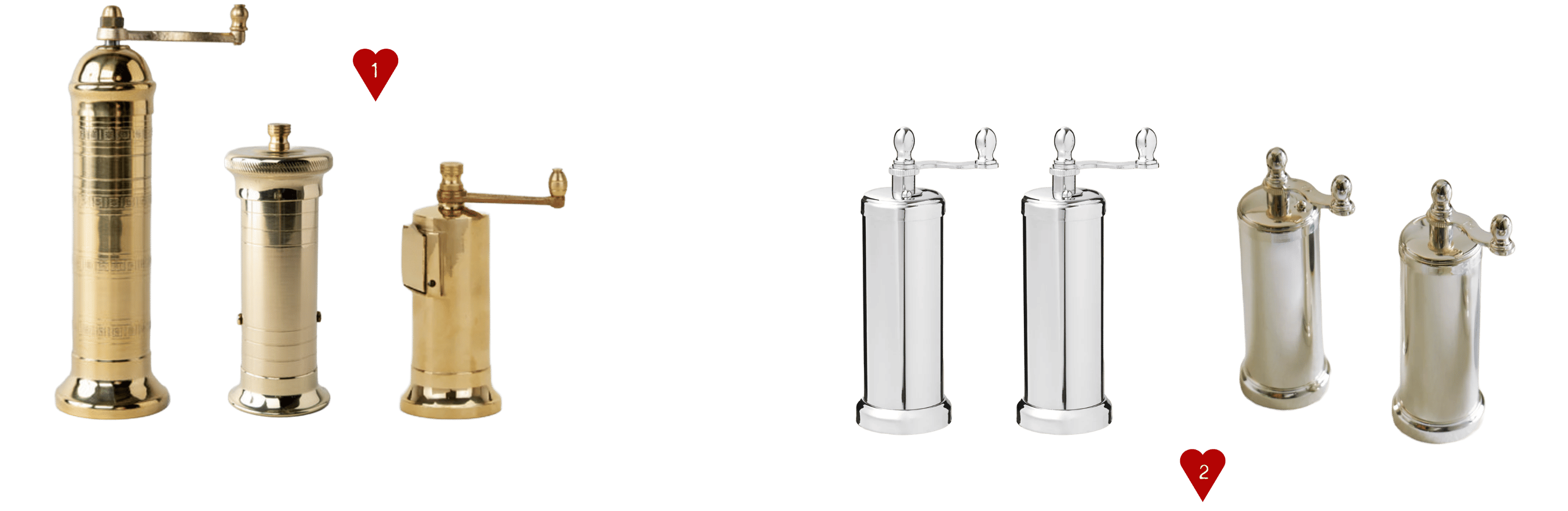 Classic Peppermills