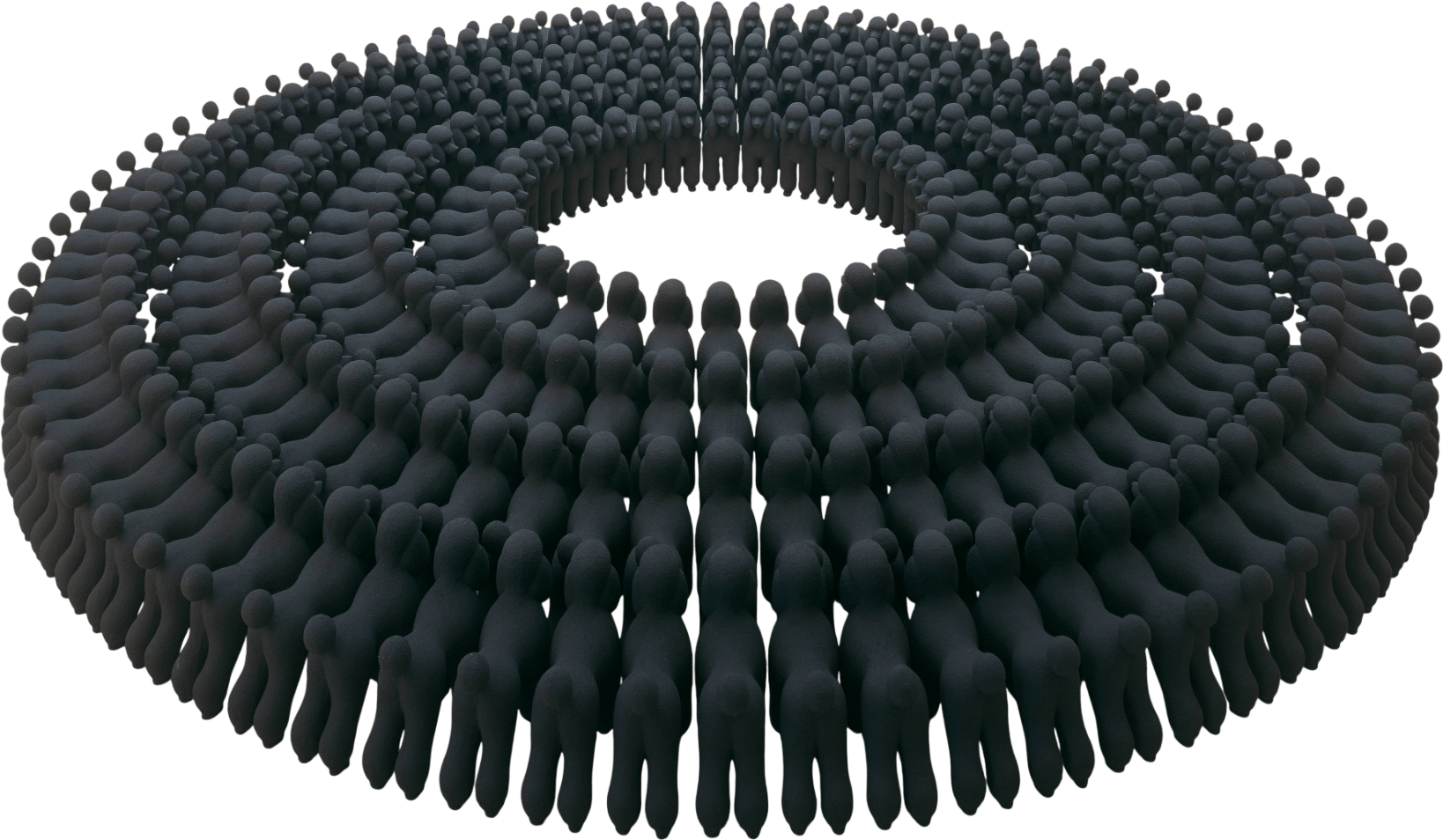 Katharina Fritsch's Kind mit Pudeln