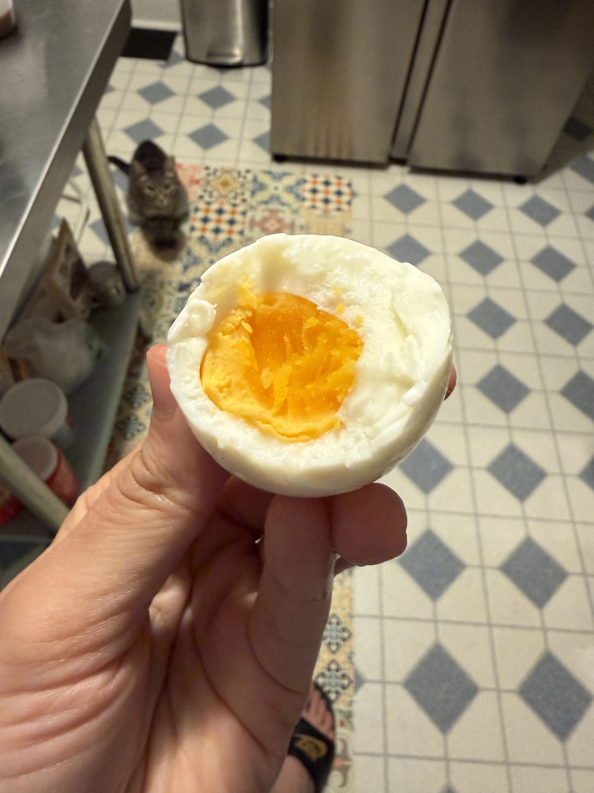 Hard-boiled eggs