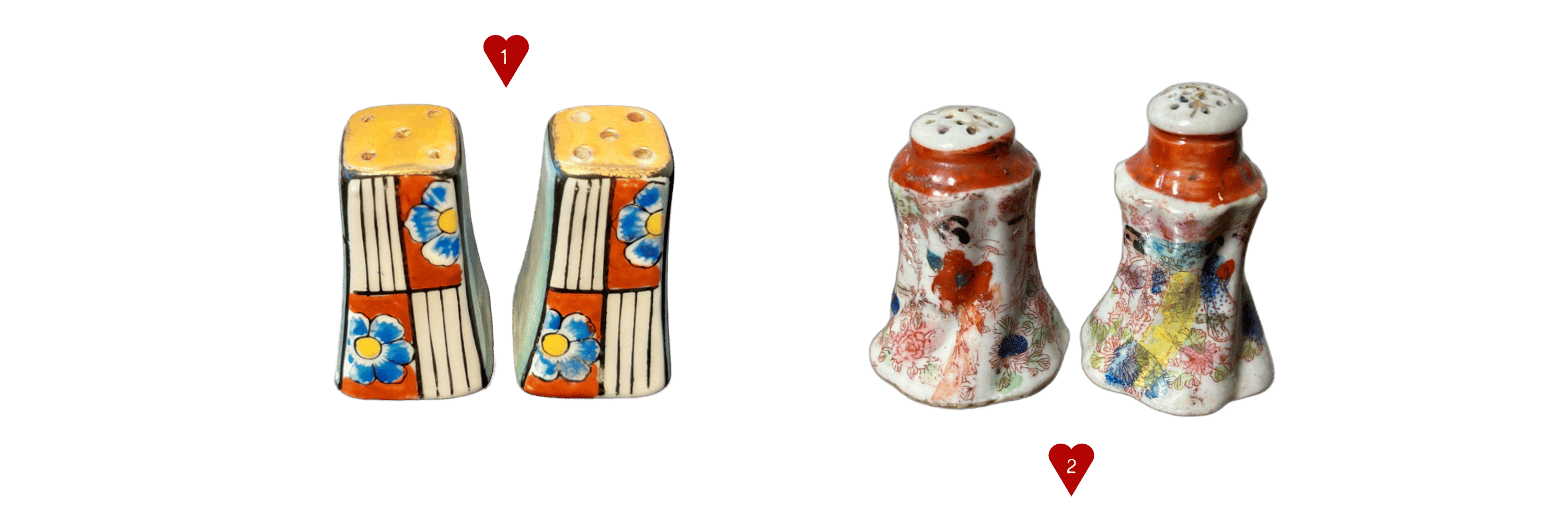 More Vintage Ceramic Peppermills:
