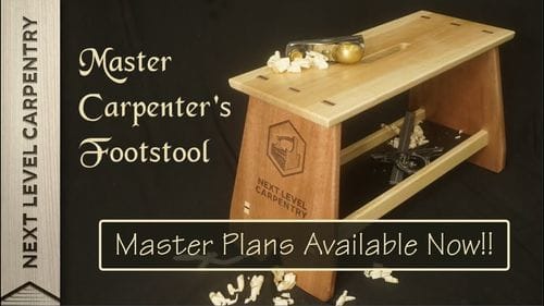 Master Carpenter Footstool Build