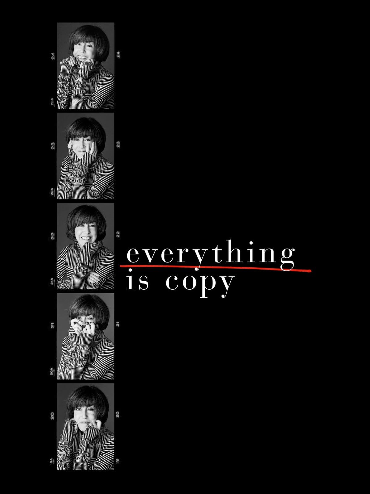 "Take notes. Everything Is Copy" (via Nora Ephron)
