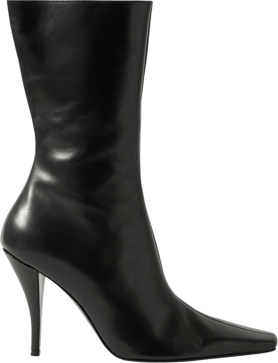 THE ROW | Shrimpton Leather Ankle Boots