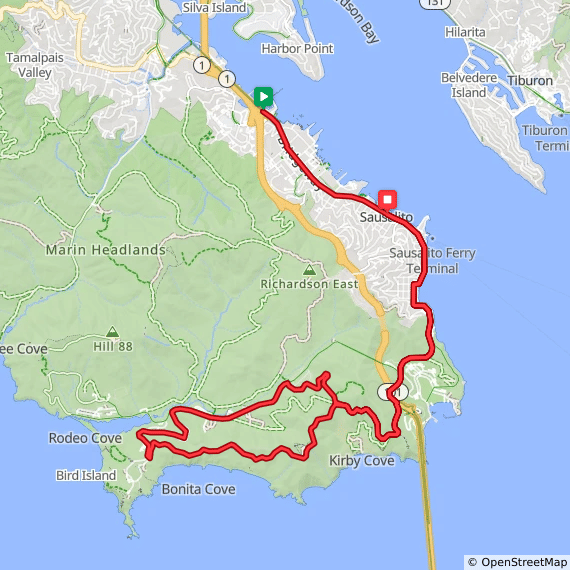 Bike up to Hawk Hill for the sunrise