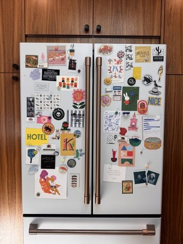 Treating your fridge like a scrapbook