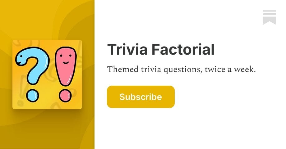 Trivia Factorial