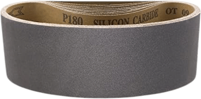 Red Label Abrasives 3 x 21 Inch 80 Grit Silicon Carbide Sanding Belts
