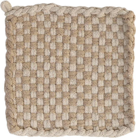 handwoven oven mits