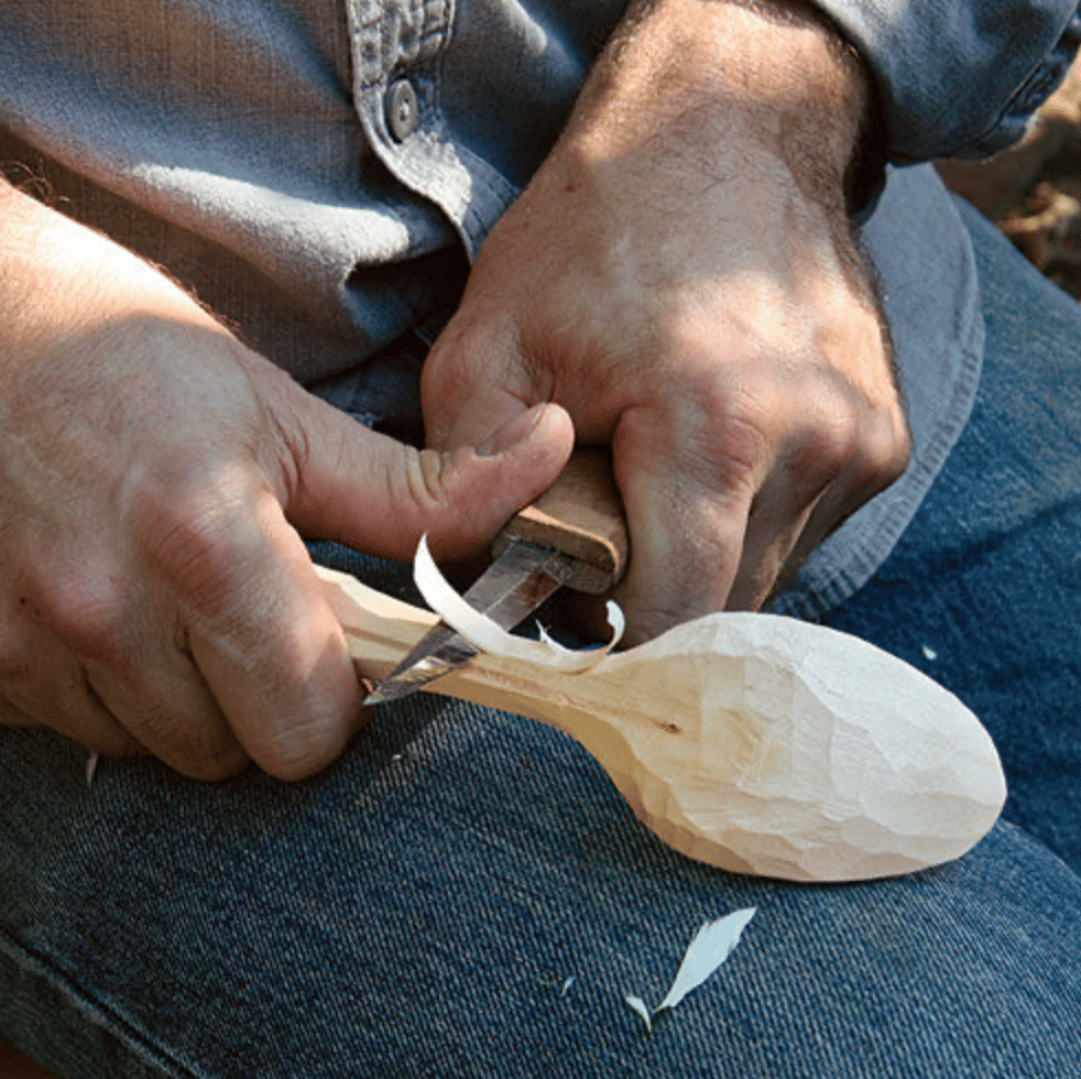 Carving wood