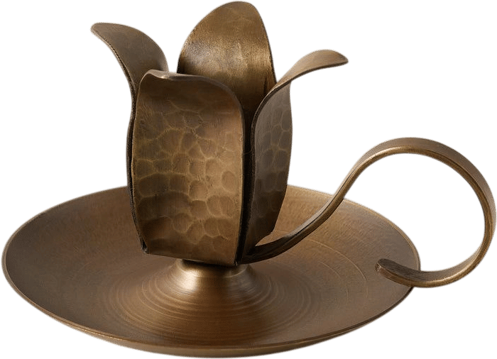 Forged Tulip Chamberstick