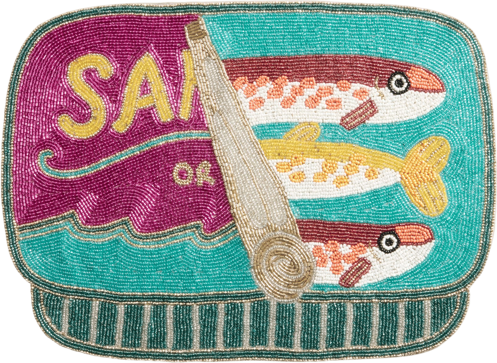 beaded placemat 