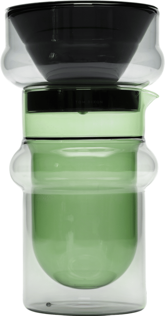 Bump Coffee Carafe (Green Handmade Glass)