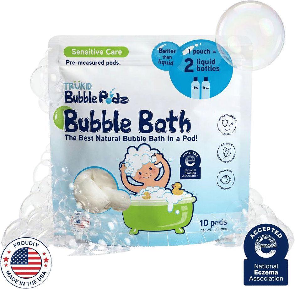 Bubble Podz Sensitive Care Unscented Bubble Bath