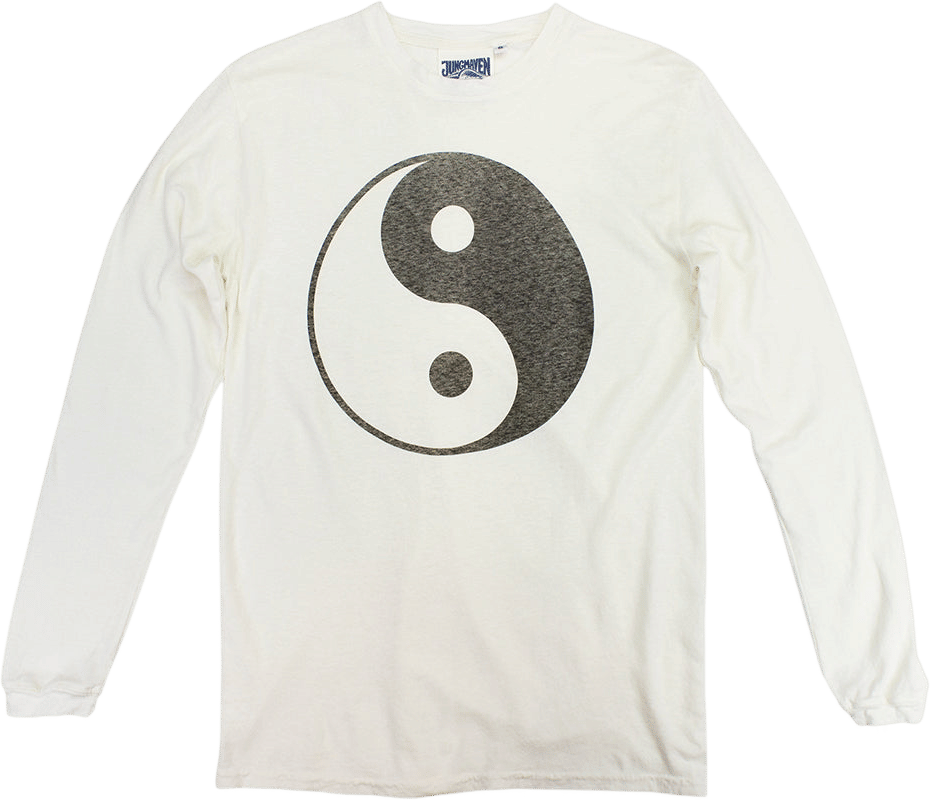 jungmaven unisex yin yang long sleeve tee