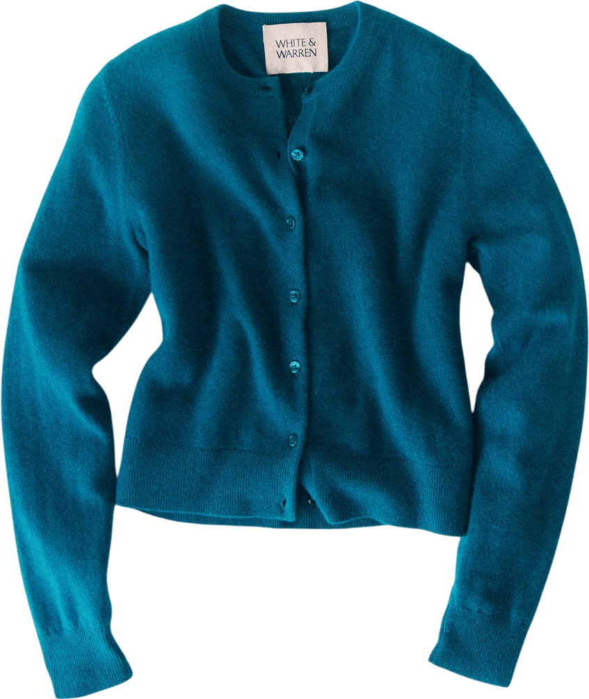 Cashmere Crewneck Cardigan