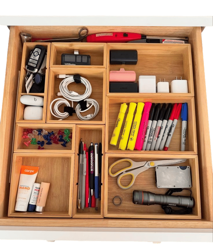 Don't overfill your junk drawer