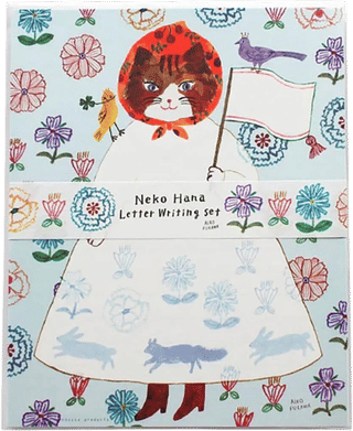 Neko Hana Letter Writing Set With Envelope (Aiko Fukawa)