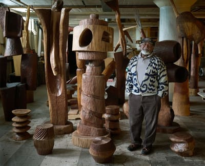 Thaddeus Mosley Wooden Sculptures