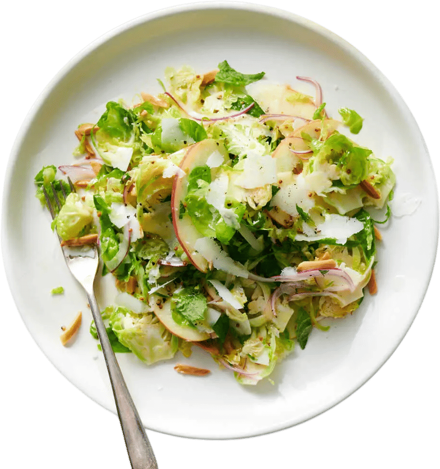 BRUSSELS SPROUTS & APPLE SLAW