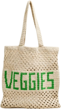 Soraya Hennessy Market Crochet Mesh Tote