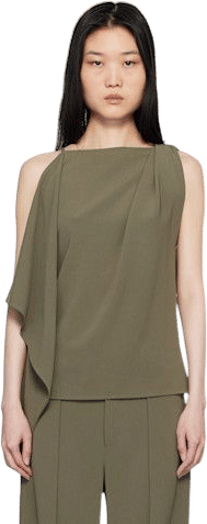 Proenza Schouler Khaki Alyssa Tank Top