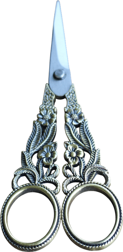 Floral Trellis Embroidery Scissors