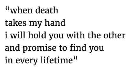 Please someone put this in your vows