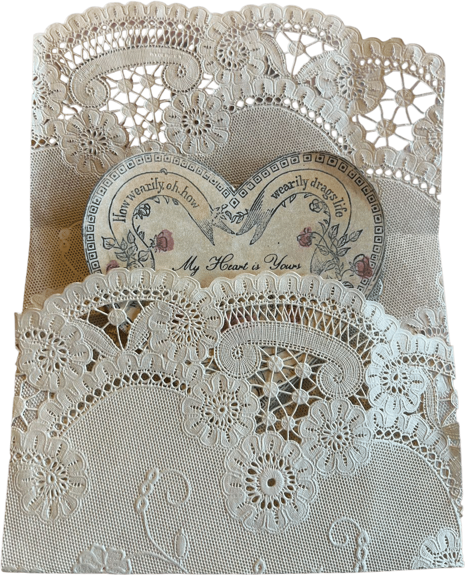 My Heart is Yours Victorian Valentine Puzzle