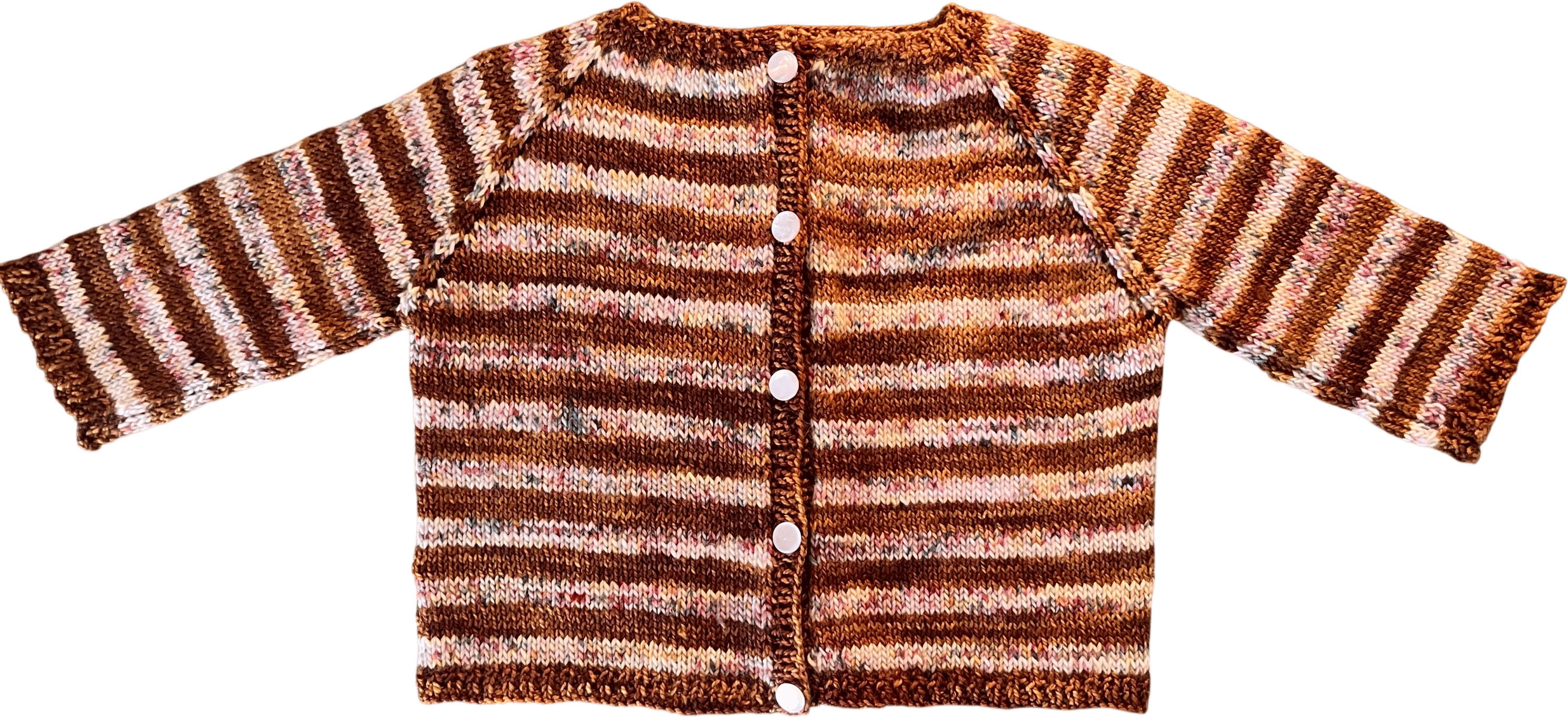 Florence Merlin’s Striped Cardigan knitting pattern
