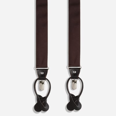 Convertible Suspenders (Brown)