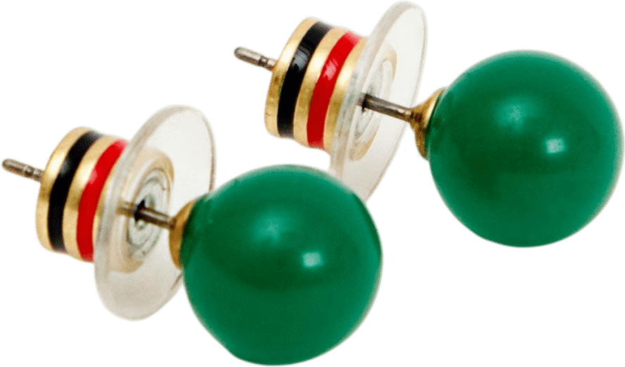 Le Bead Stud Earrings