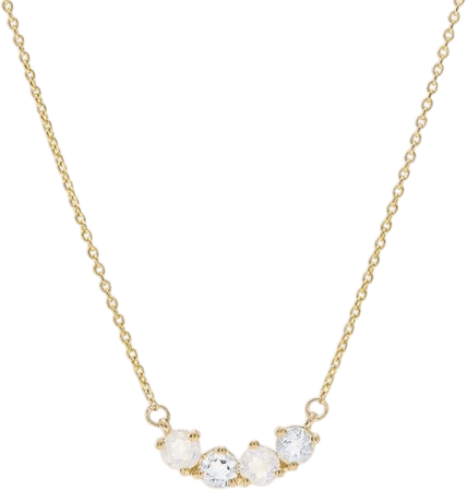 M.A.M.A. (Moonstone. Aquamarine. Moonstone. Aquamarine.) Necklace