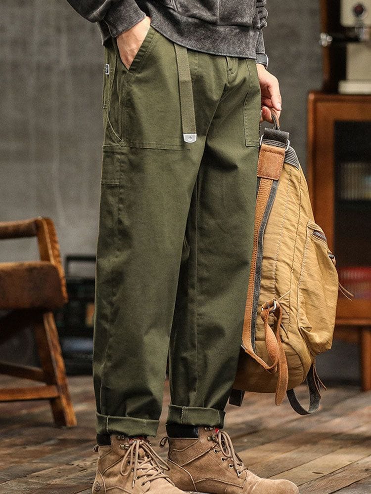 Madepants Men's Vintage-Inspired Casual Utility Pants