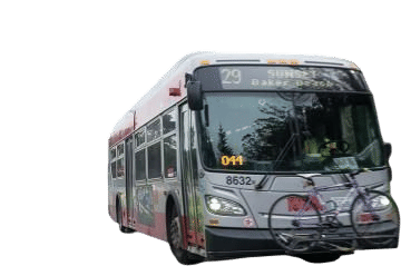 Crying on a bus