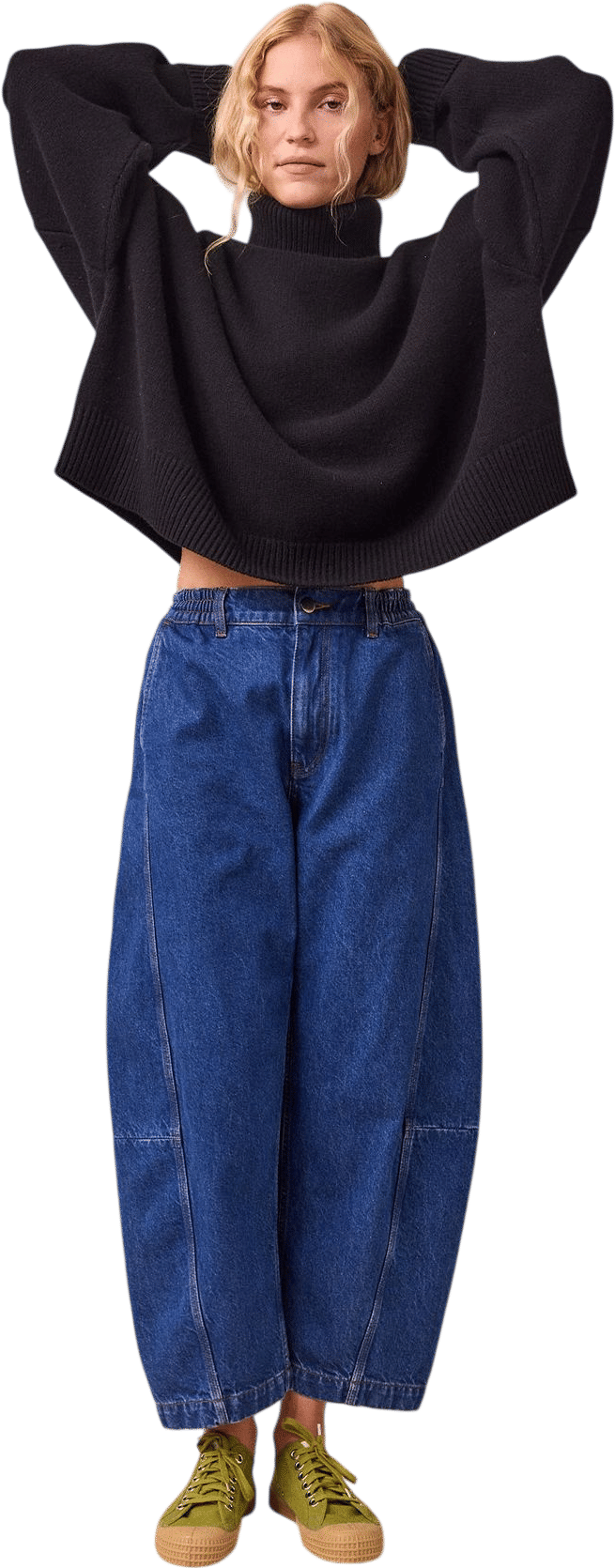 Beyond Nine Tori Mid Blue Denim Jeans