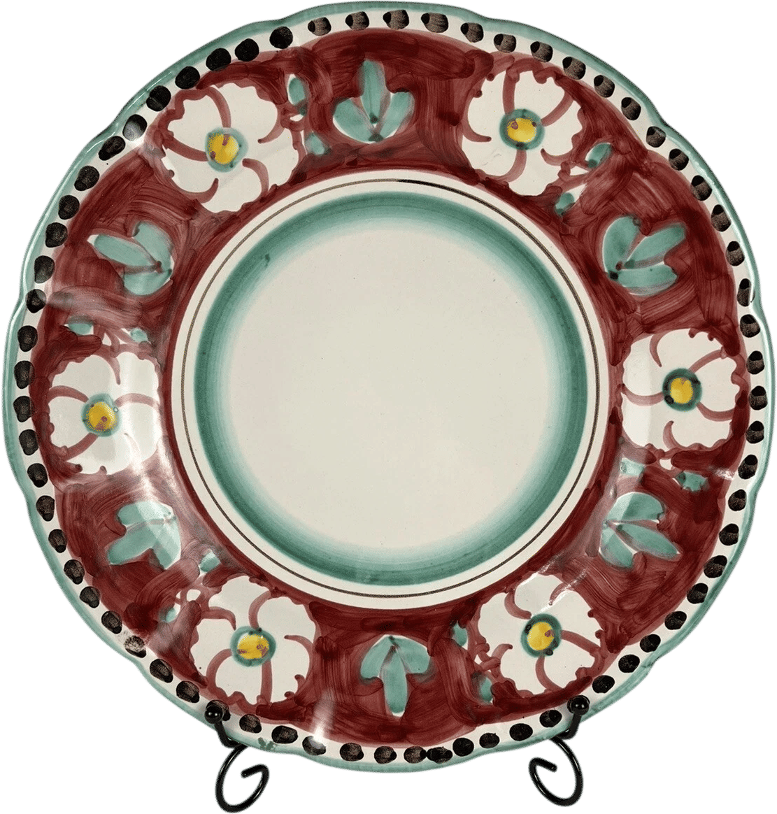 Vietri Campagna Flowers Serving Platter