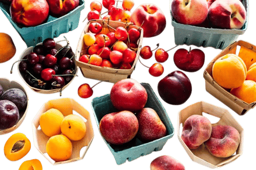 Eating cold stone fruit when it’s hot outside