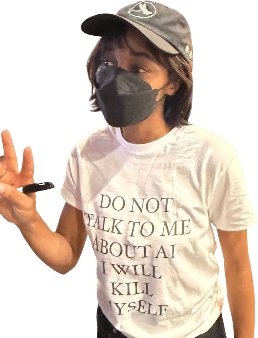 "Do Not Talk to Me About AI" T-Shirt